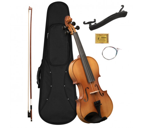 Cascha HH-2050 Скрипка 4/4, с футляром, смычком, запасными струнами, мостиком и канифолью